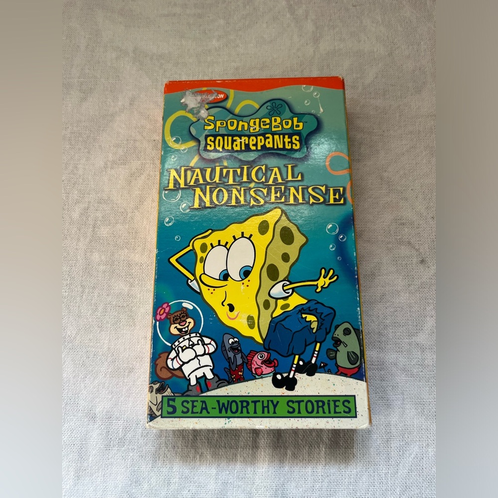 Spongebob Squarepants VHS Tape Nautical Nonsense